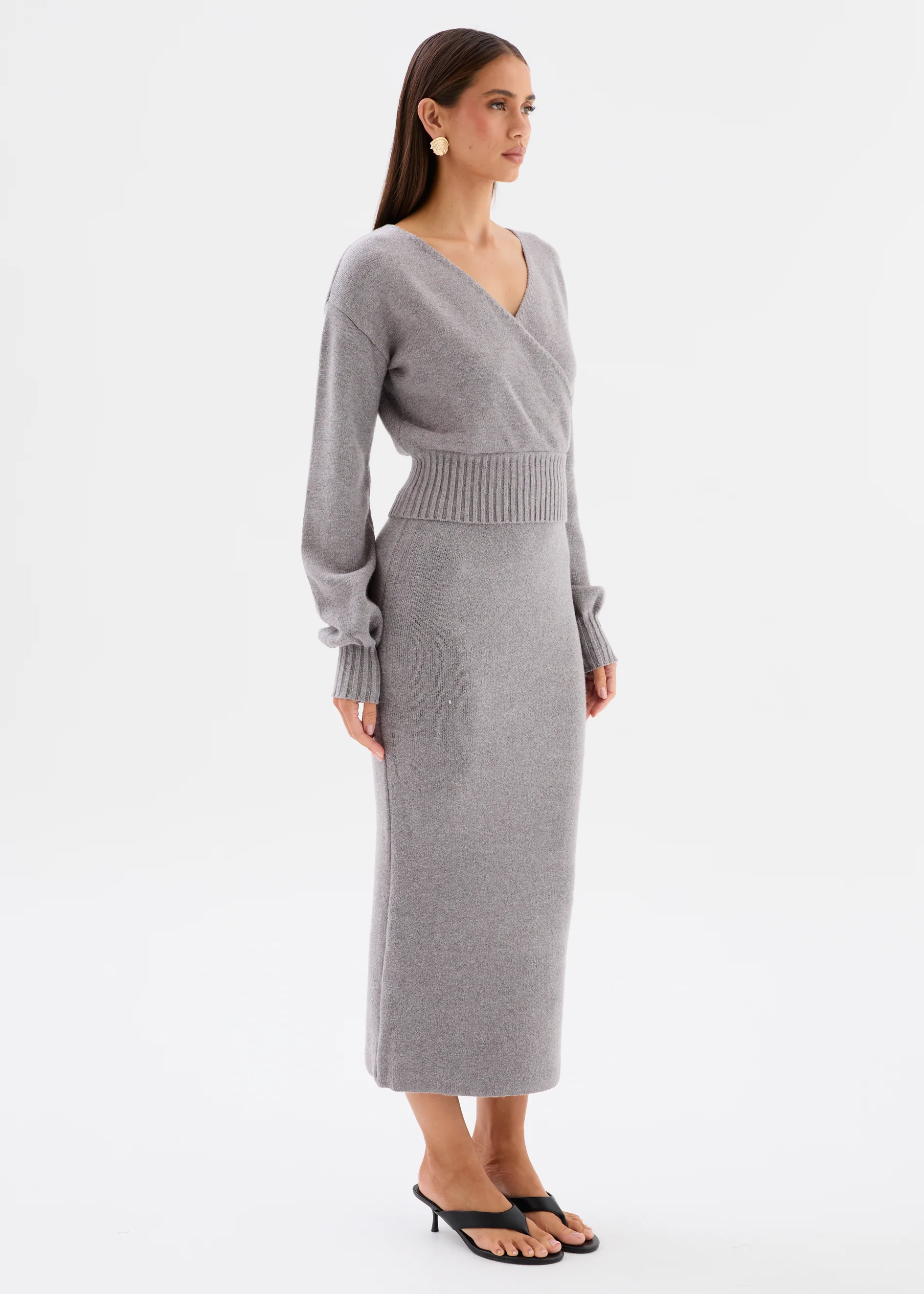 Yanna Knit Set - Ash Grey - Image 7
