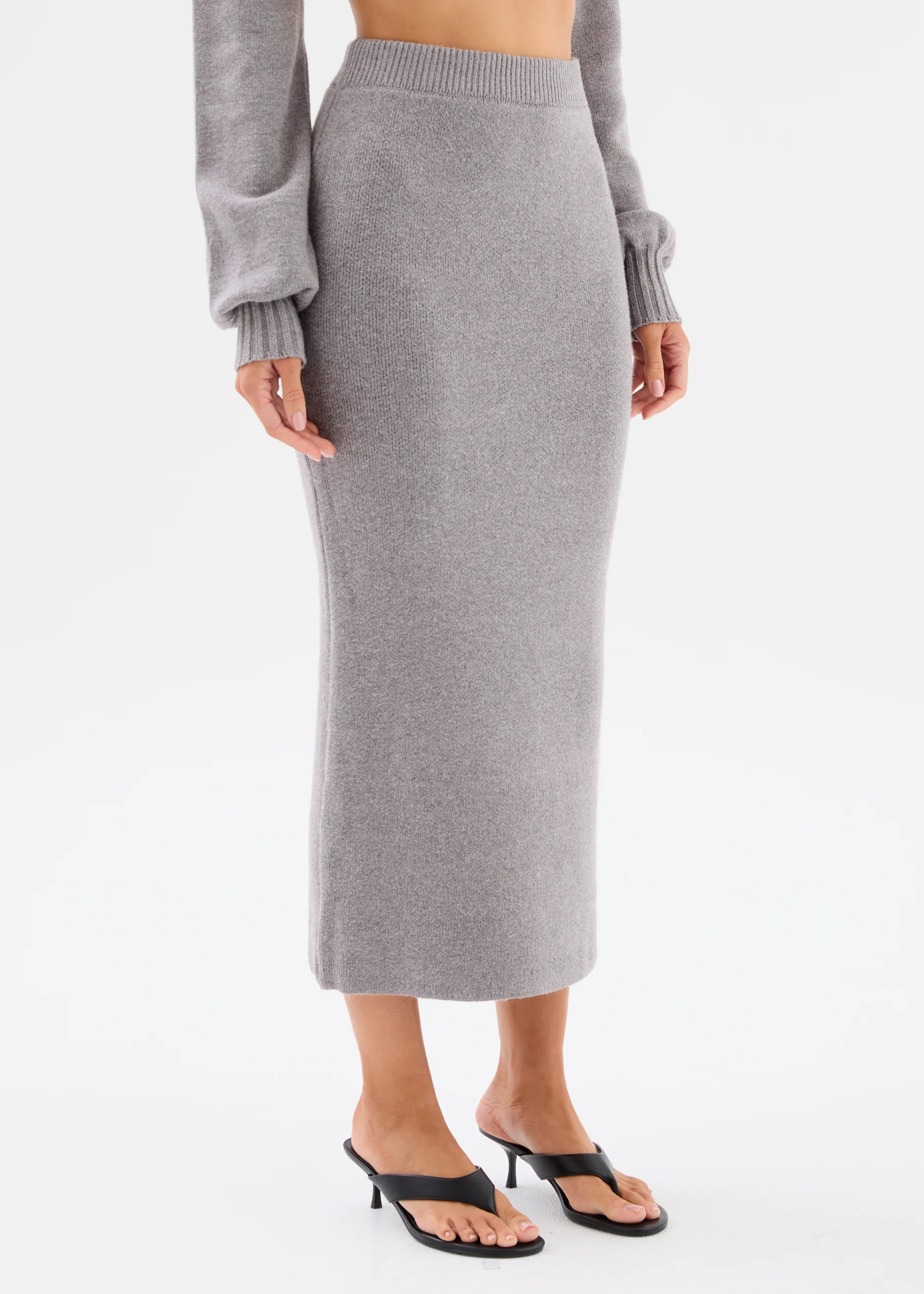 Yanna Knit Set - Ash Grey - Image 8
