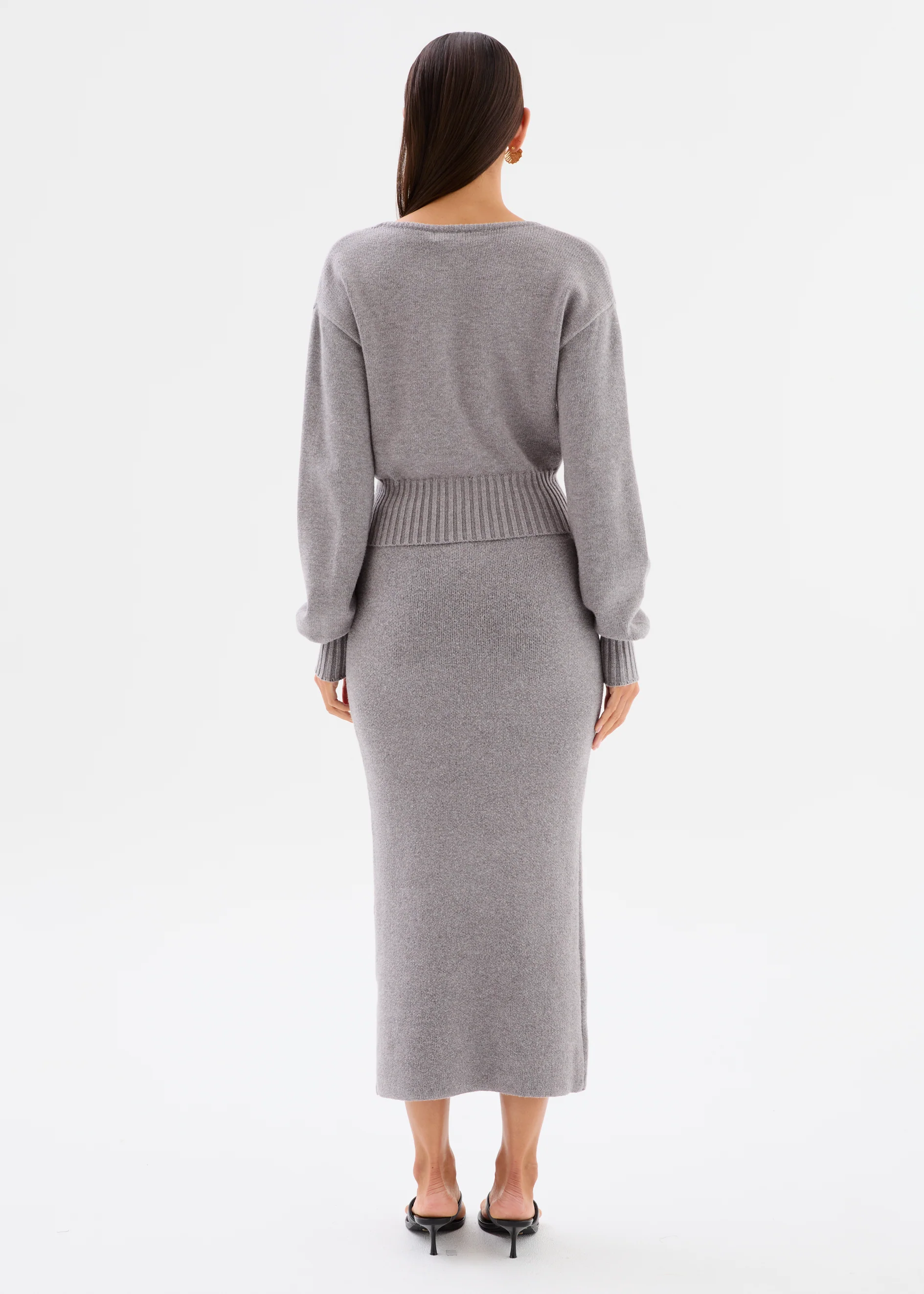 Yanna Knit Set - Ash Grey - Image 9