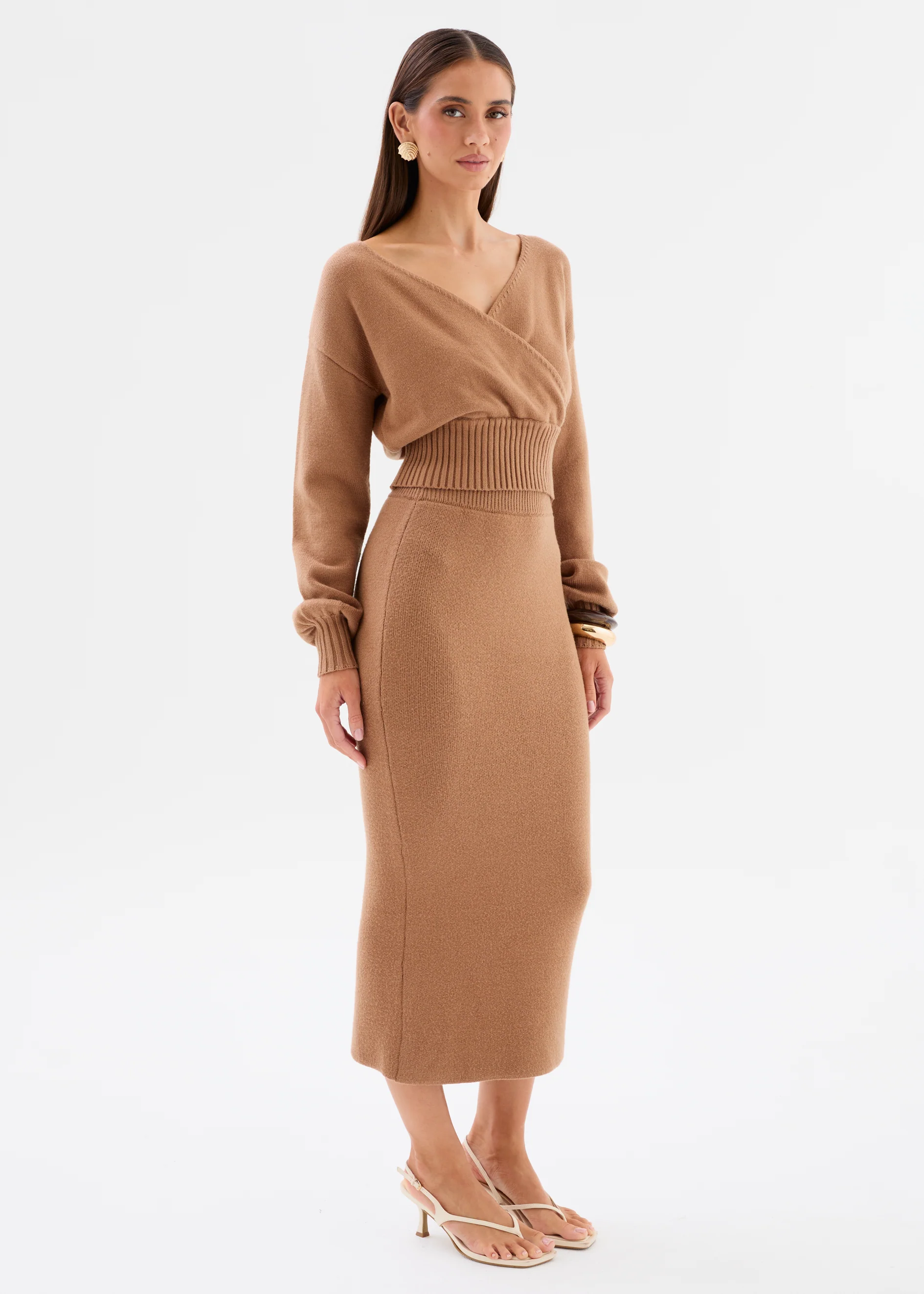 Yanna Knit Set - Camel - Image 6