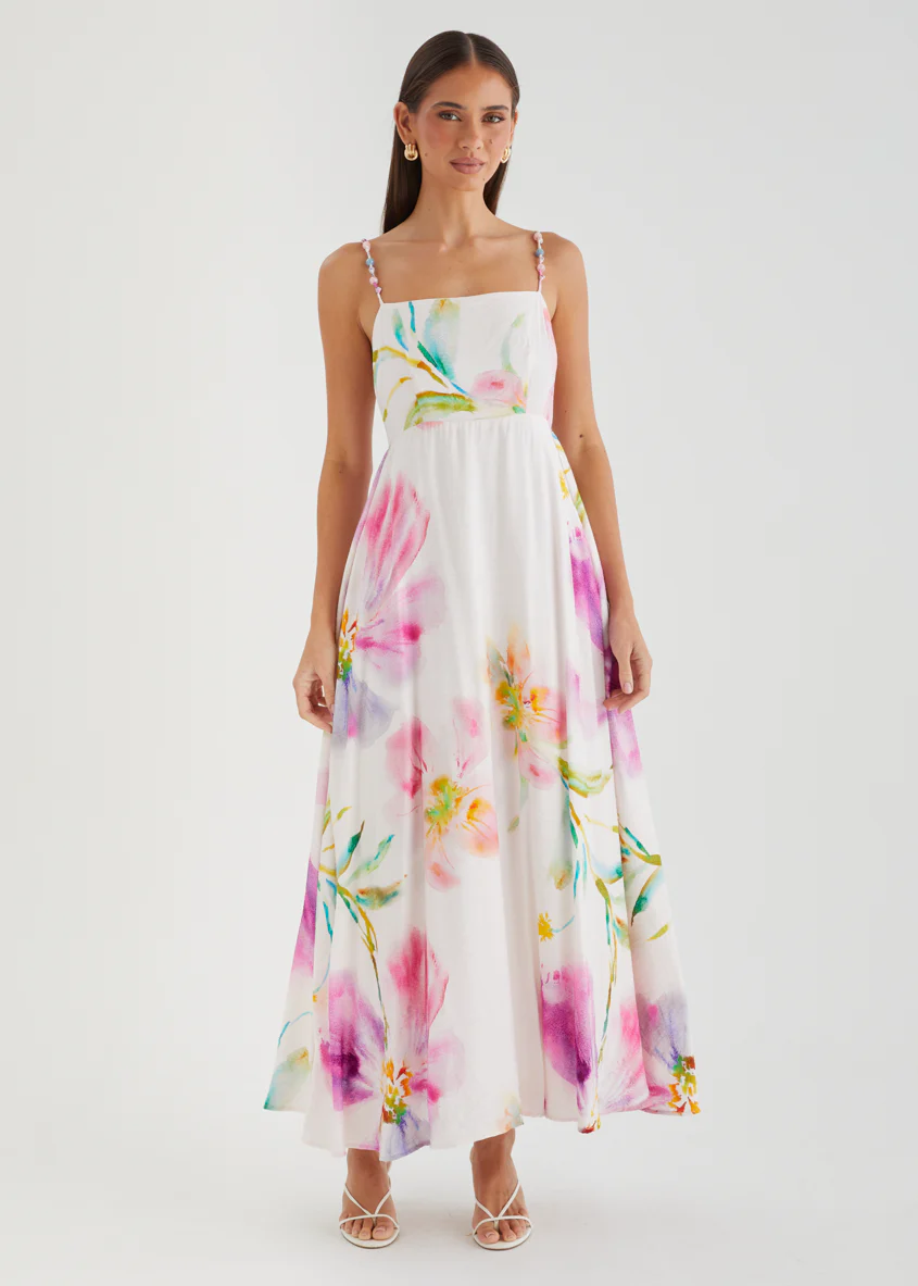 Yessenia Maxi Dress - Fuchsia Floral - Image 2