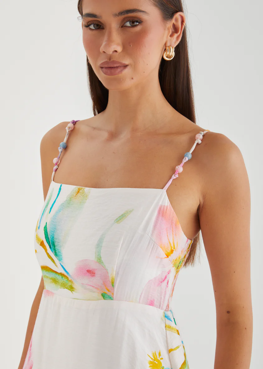 Yessenia Maxi Dress - Fuchsia Floral - Image 6