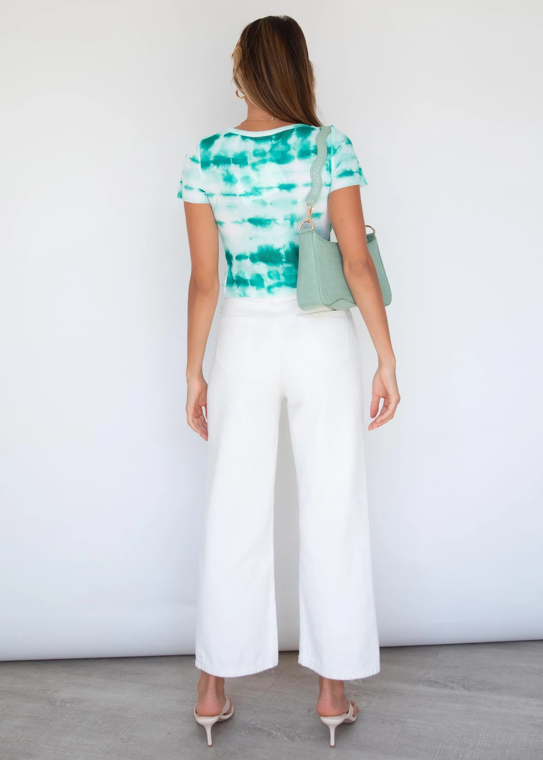 Ziggy Tie Tee - Teal Dye - Image 18