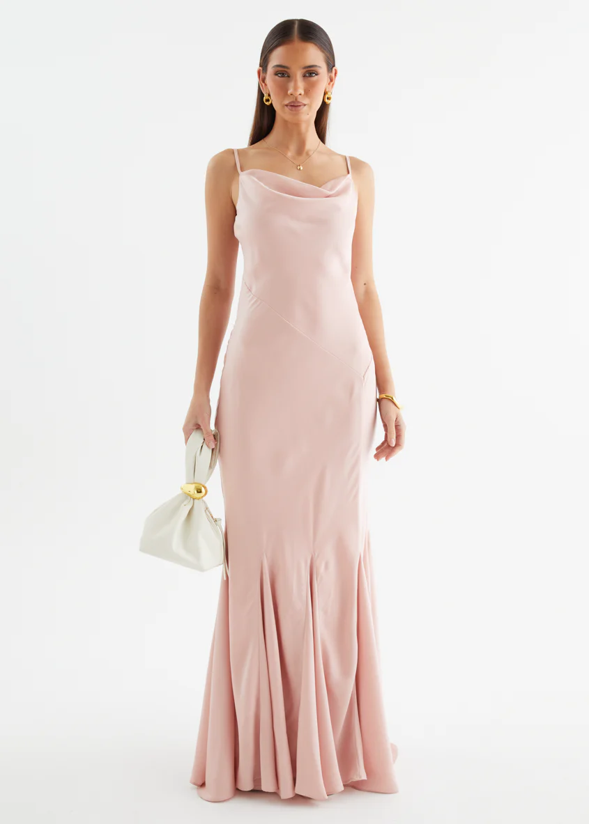 Zita Maxi Dress - Blush - Image 3