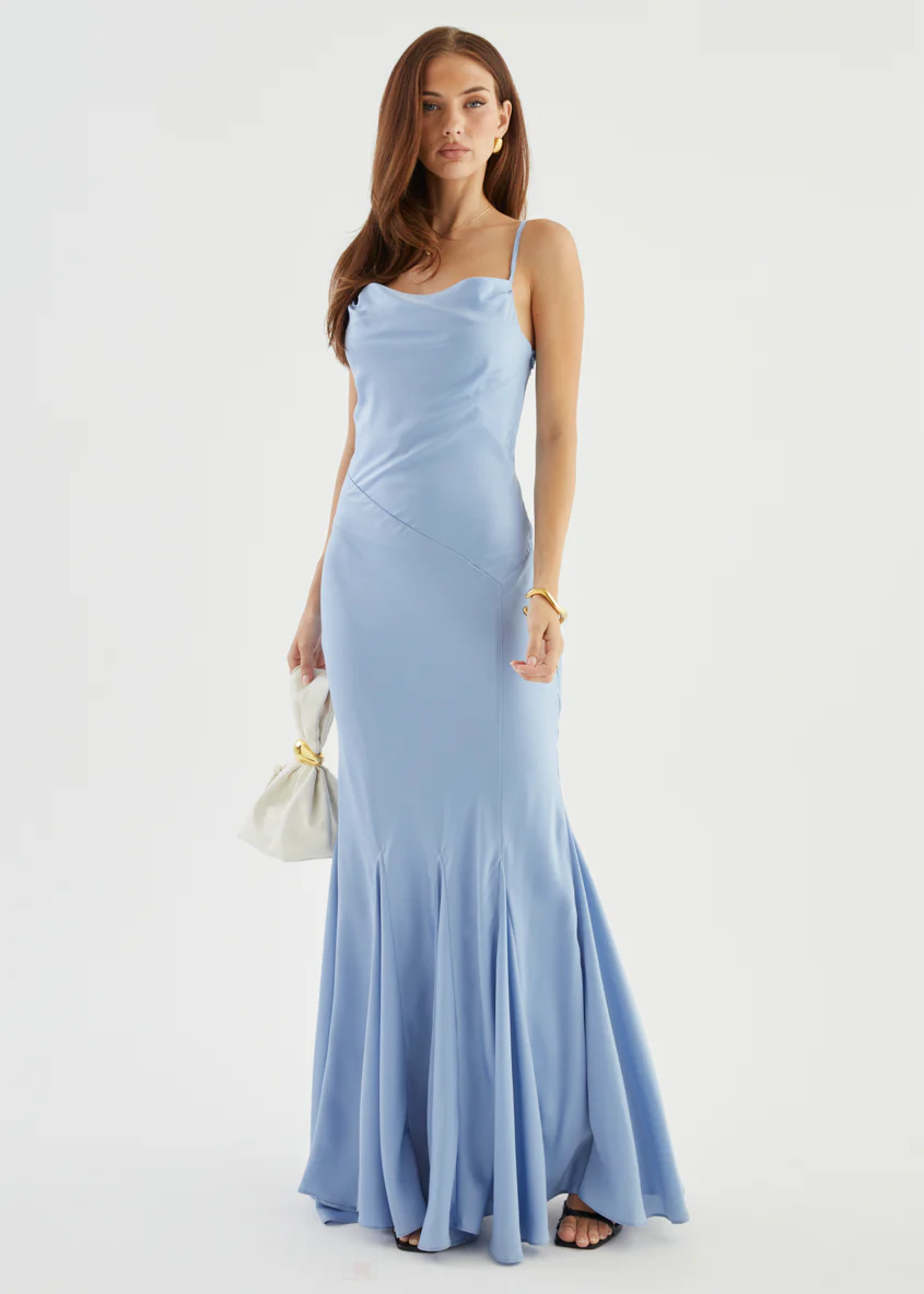 Zita Maxi Dress - Sky Blue