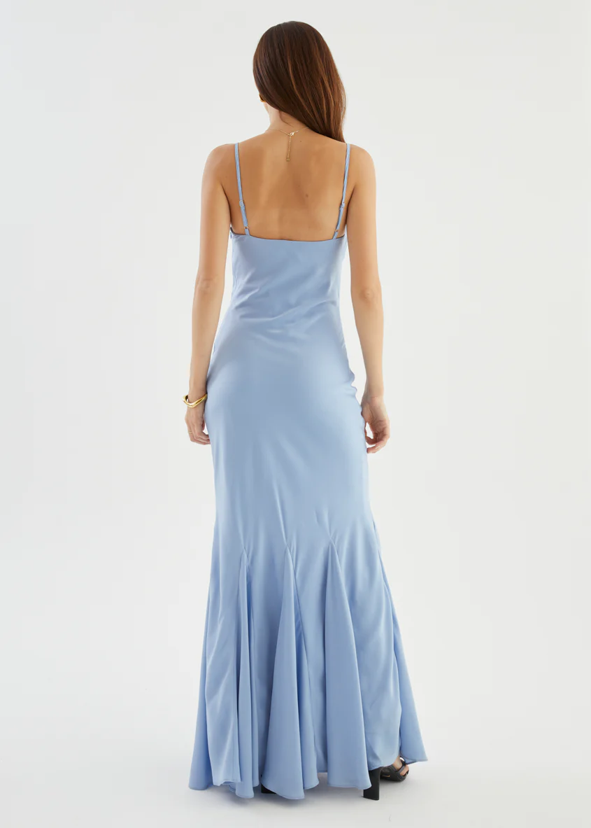 Zita Maxi Dress - Sky Blue - Image 7